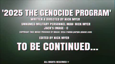 2025 - The Genocide Program (Mirror)