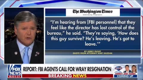 FBI Director Lost Control Of The Agency And Needs To Resign Amid Left-Wing Political Bias