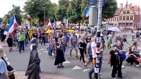 Groningen, Netherlands: Rally to Support Farmers Protest (August 7, 2022)