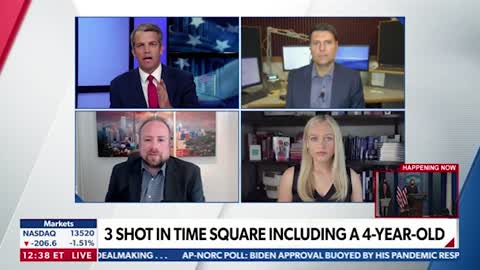 Newsmax Panel discussing Times Square shooting