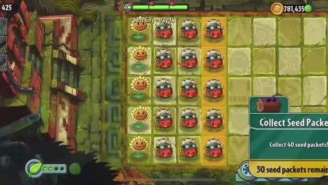 Plants vs Zombies 2 Lost City - Day 14