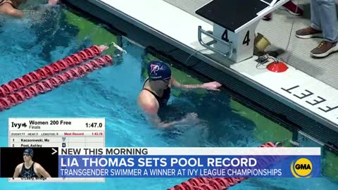 Lia Thomas Set Pool Record
