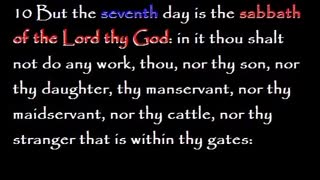 The Seventh Day Sabbath