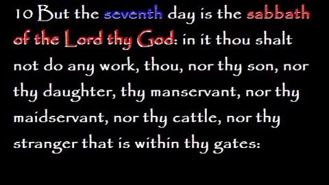 The Seventh Day Sabbath