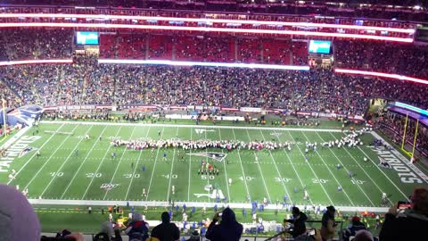 Game intro Patriots vs Giants 2019