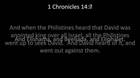 KJV Bible 1st Chronicles Chapter 14