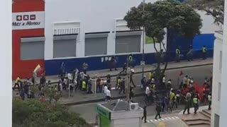 Pese a confinamiento, se registra protesta en Bucaramanga este sábado