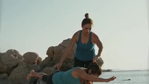 Training Yoga Sea Beach #shorts