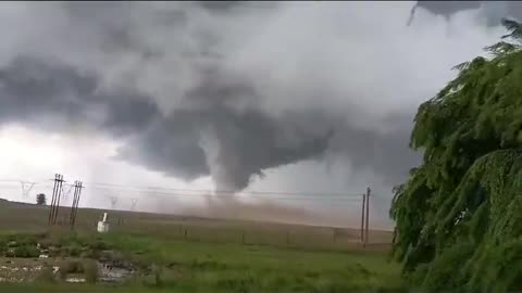 Impressive tornado was captured between Standerton and Bethal