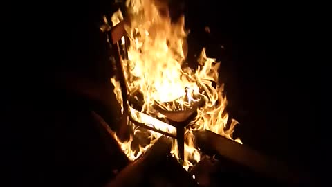 Burning chair