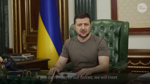 Zelenskyy to Russian troops: 'I'm offering you a chance to survive'. LOL