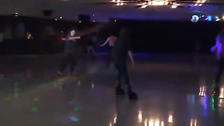 Daughter skating