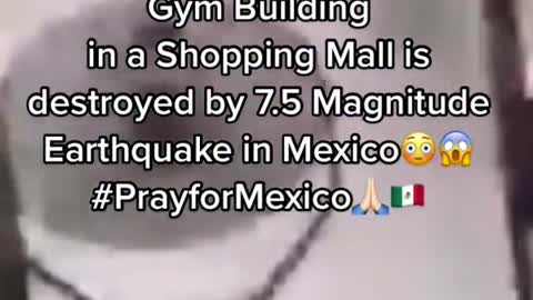 Powerful earthquake with magnitude 7.5 in Mexico destroyed everything