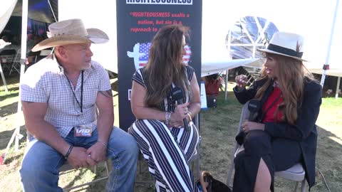 Travis and Sheryl Winkler Interview at Reawaken America Tour in Batavia/Rochester, NY 8/12/22 Day 1