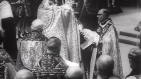 The 1953 coronation of Queen Elizabeth II