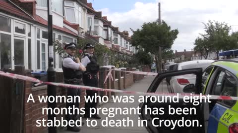 Newborn baby fighting for life after pregnant woman stabbed to death 2