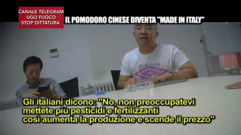 Pomodoro Cinese avariato venduto dai marchi Italiani come made in Italy