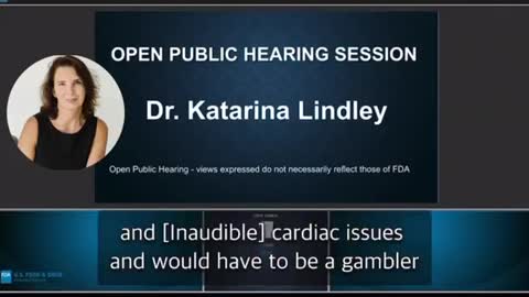 Dr. Katarina Lindley Comments at Vaccines Products Advisory Committee – 6/28/2022