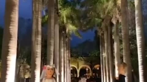 Stunning Nina Brener-Hellmund dances during her Mexico wedding