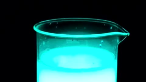 making a glowing luminol waterfall