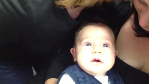 Baby Hears Parents For The First Time