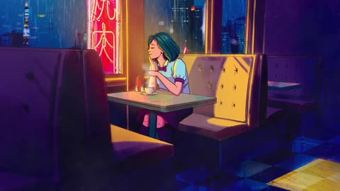 The Girl at the Café | Lo-Fi Beats & Chill Out Music | Relaxation and Study Soundscape
