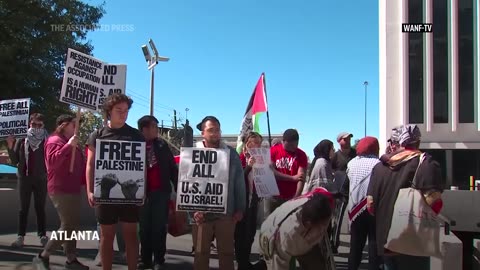 Israeli, Palestinian supporters rally across U.S.