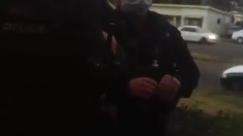 NSW, Australia: Police turn up at a house concerned they may attend a anti lockdown demonstration