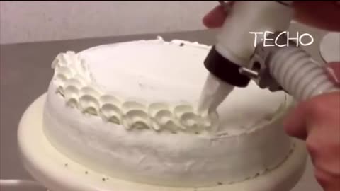 The process of making a cake
