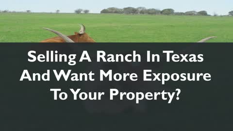 Internet marketing and advertising for ranches for sale in Texas