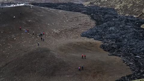 Volcanic Eruption In Iceland footages