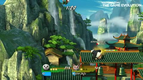 Kung Fu Panda Game Evolution 2008 - 2021