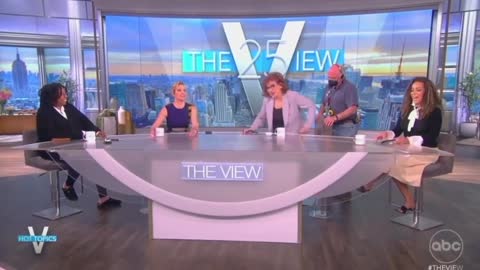 Joy Behar suffers dramatic fall on ‘The View,’ face-plants in front of audience.