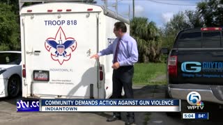 Community demands action against gun violence