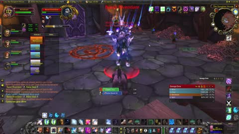 World of Warcraft Burning Crusade Classic Druid tanking at Strat Undead