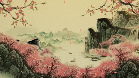 Chinese ink painting | ink Jiangnan