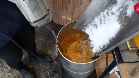 Pineapple Smoothie Making, Tapioca Pearls - Taiwanese Street Food