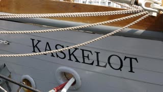 Kaskelot Classic Sailing ship Plymouth Barbican Atlantic Ocean City Plymouth April 2015