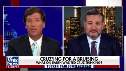 Tucker questions Cruz about some comments