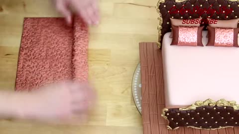 ***Chocolate Luxury Bed Cake | Miniature Bedroom Cake Idea by Cakes StepbyStep***