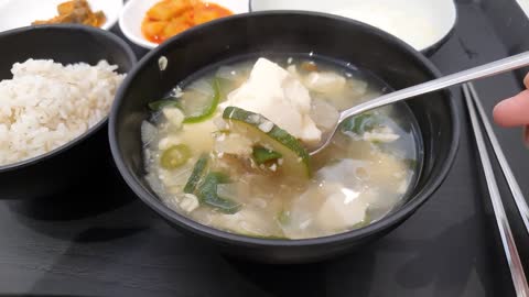 Mild soft tofu soup (Not spicy)