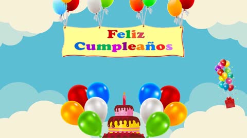 FELIZ CUMPLEAÑOS música | Globos de Feliz Cumpleaños