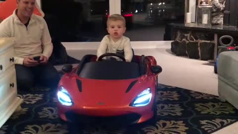 Little guy Ripping the Mclaren!