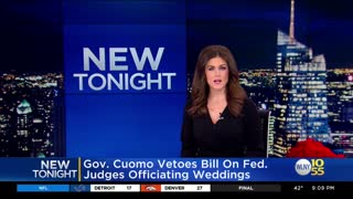 NY Gov. Cuomo vetoes bill because of Trump