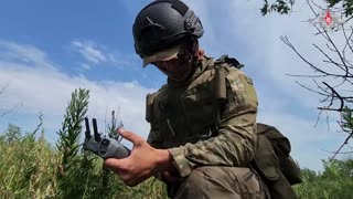 Russian sappers are in action in Zaporozhye direction