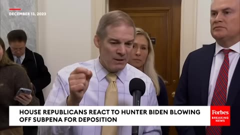 BREAKING NEWS- Jim Jordan Issues Blunt Warning Of 'Contempt Of Congress' Charge Against Hunter Biden