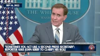 Reporter Asks John Kirby To Clarify His White House Role