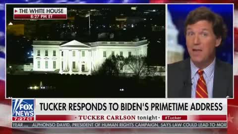 Tucker Carlson's Response to Joe Biden's First Address to the Nation is EPIC