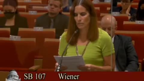 Erin Friday speaks out against SB107 by describing the effect it will have on families