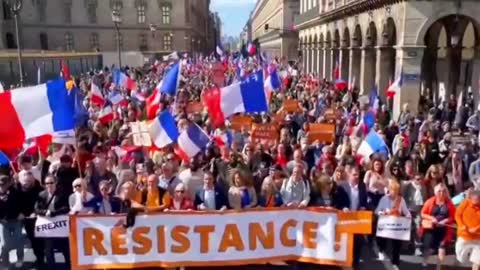 WE STAND WITH OUR BEAUTIFUL FRENCH BROTHERS AND SISTERS!!! VIVE LA RESISTANCE!!!